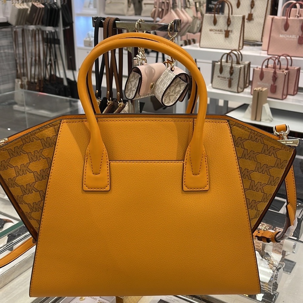 Michael Kors Avril Large Top Zip Satchel Shoulder Bag
Honeycomb - Picture 9 of 16